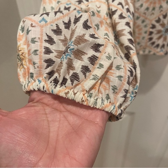 a.n.a Women’s Large Blouse Victorian Ruffle Sleeves Peasant Cottagecore Boho - Picture 5 of 10